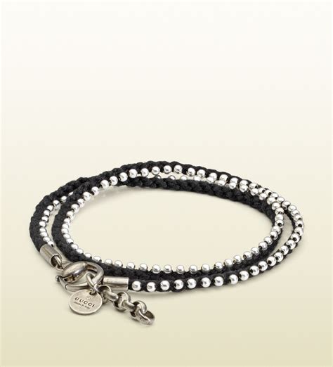 gucci brac|gucci cord bracelet.